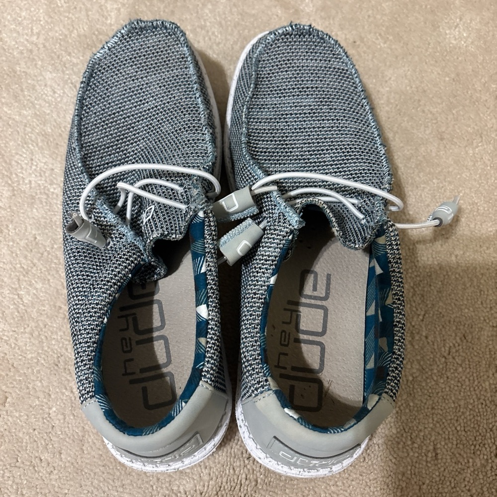 Hey Dude Gray Slip-On Sneakers